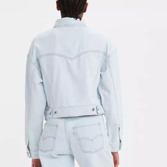 Levi’s Silvertab Crop Trucker Jacket | Size 10-12 YRS (M) - Picture 2 of 16